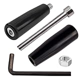 SGTBQLL Clamping Handle Screw Knobs Revolving Handle Tapered Grip M8 - for Woodworking Machine/Lathe Machine/Milling Machine etc, Industry Equipment (2 Sets)