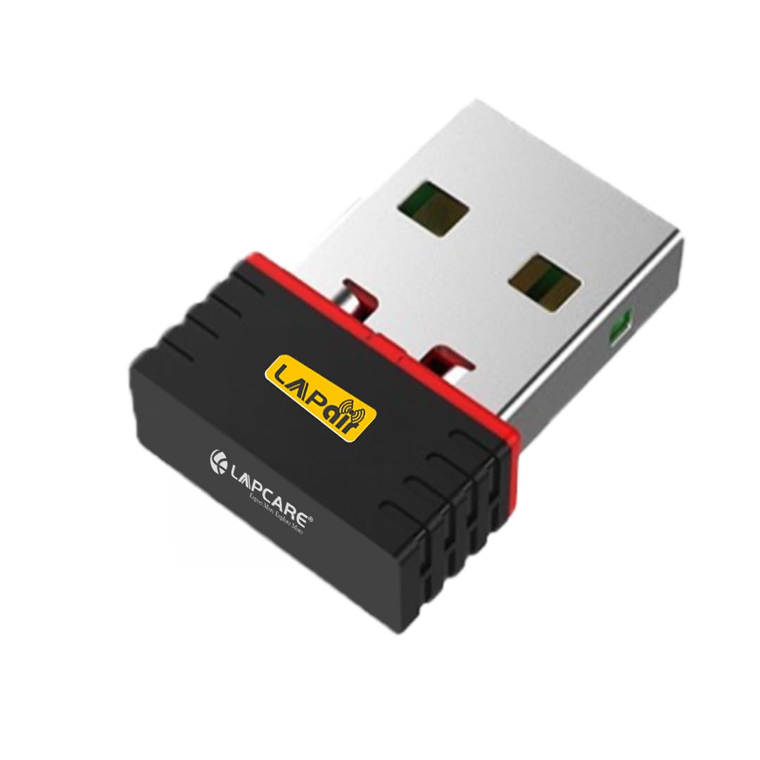 Lapcare 150Mbps Nano USB Wi-Fi Adapter | Frequency 2.4GHz | Plug & Play with Free Driver | Supports Windows, macOS & Linux | IEEE 802.11b/g/n (LWD-150)-image-18