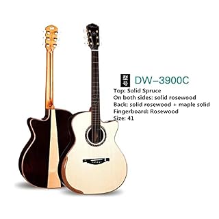 YYYSHOPP 3900C Bois Massif Handmade Guitare Acoustique 41 Pouces Xylophone complète Guitare Acoustique en Bois Haute… - Les Beatles, Paul McCartney, John Lennon, RIngo Starr, George Harrison YYYSHOPP 3900C Bois Massif Handmade Guitare Acoustique 41 Pouces Xylophone complète Guitare Acoustique en Bois Haute… – Image 2