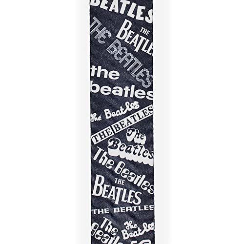 Planet Waves 50BTL02 Beatles Sangle de guitare Beatlemania Noir/Blanc - Les Beatles, Paul McCartney, John Lennon, RIngo Starr, George Harrison Planet Waves 50BTL02 Beatles Sangle de guitare Beatlemania Noir/Blanc – Image 3