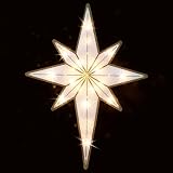 LAMPHOME 17' 20L Bethlehem Star Christmas Light for Christmas Decorations, Christmas Tree Wreath Decorations Accessories Hanging Ornaments, Christmas Decor Lights for Home