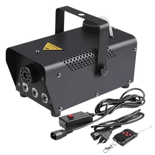 Image of DaBeatz Fog Machine 500W with 13 RGB LED Colors & Indicator Light, Includes 2 Wireless Remote Controls - Party Smoke Machine for Halloween, Weddings, Festivals & Indoor and outdoor Event