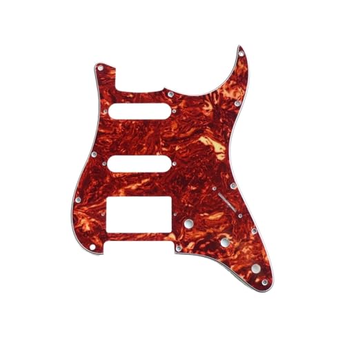 Pickguard pour guitare électrique SSS écaille de tortue marron SSH 3/4