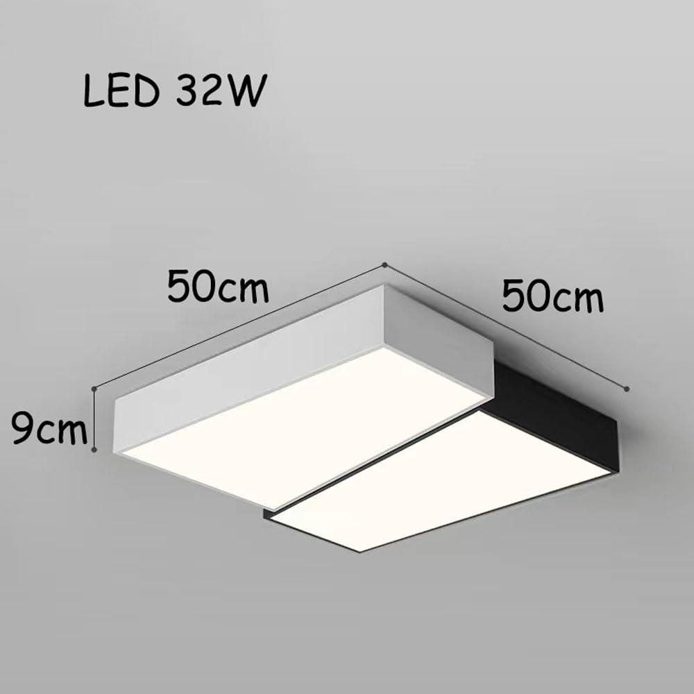Lampy wiszące do przedpokoju LED ściemnialna czerń biała współczesny montaż podtynkowy niskoprofilowa lampa sufitowa do łazienki do kuchni salonu