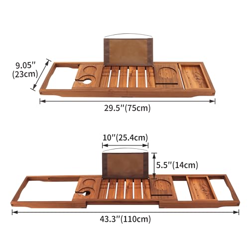 Vaefae T1 Premium Teak Bathtub Tray thumb #2