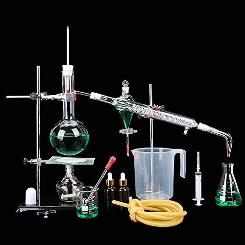 Buy Distillation Apparatus for Chemistry Lab Glassware Set Steam