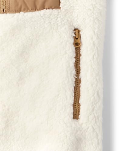 Gymboree Baby Girls' and Toddler Sherpa Full Zip Jacket2