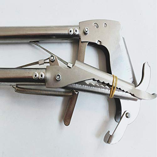 Snake Clamp Catcher - Pinzas de manipulación de acero inoxidable para alimentación de serpientes y caza con y autobloqueo