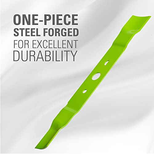 Image of Greenworks Replacement Lawn Mower Blade (Fits : 17' Mower / MO40B411 / MO40B01 / MO48B2210 / MO10B00)