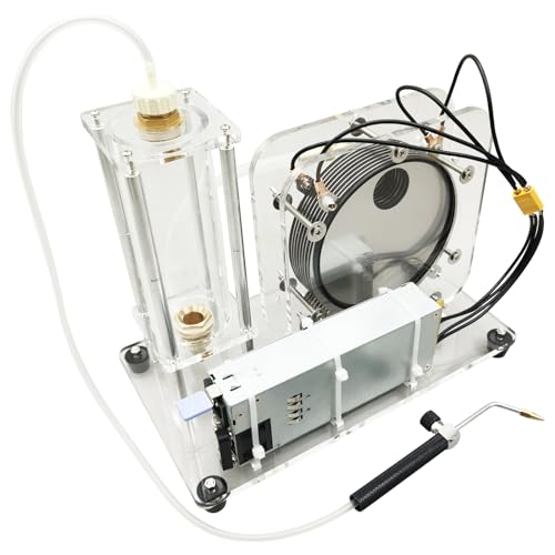 Banfluxion 100-240V Large Size Electrolysis Water Machine Stainless Steel for Teaching 29gal/h(110L/h) 450W
