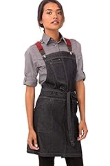 Indigo Blue Short Bib Apron