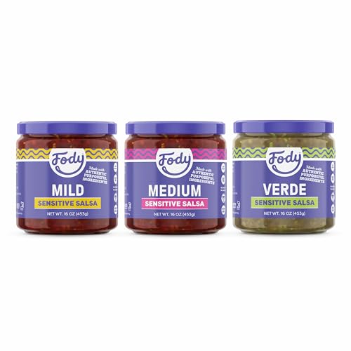 Fody Foods Salsa Variety Pack, 16 Oz (Pack of 3)