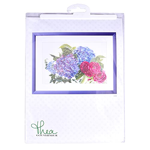 Image of Thea Gouverneur Cross Stitch Kit, White, 46x30cm