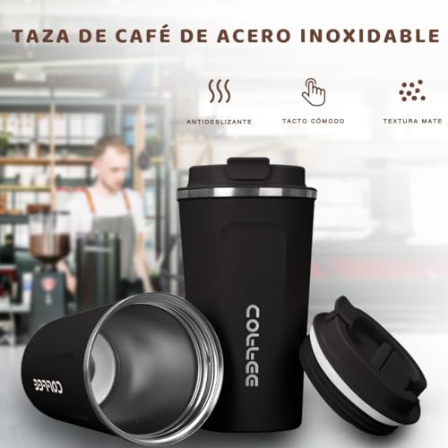 Mejores precios y opiniones de Taza termo de acero inoxidable tabla con los diez mejores. 8 Imagen adicional