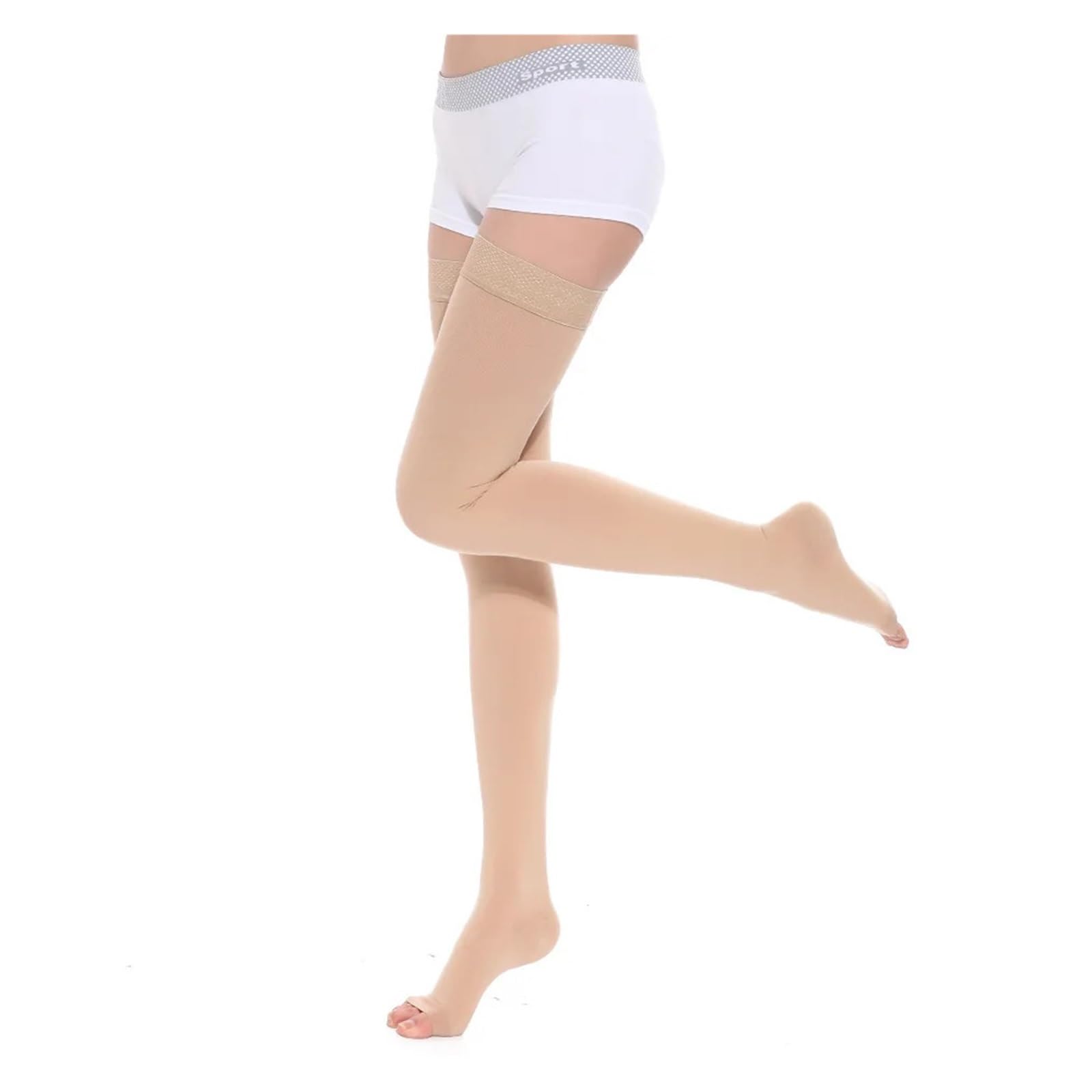 Calze a compressione trasparenti Calzini a compressione velati da donna 1 paio
