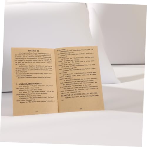 Manual de aprendizaje de Mahjong 2pcs miniatura 4