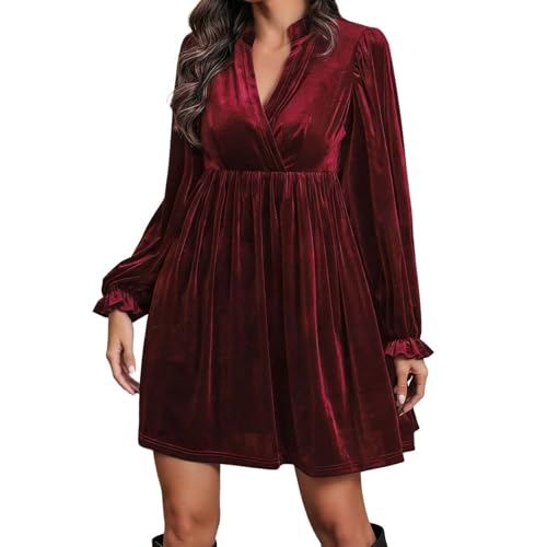 Robe en velours chic pour vos vacances et soirées estivales avec coupe rétro