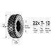MaxAuto Set of 4 Sport ATV Tires 22x7-10 Front & 20x10-9 Rear UTV Tires 4PR 22x7x10 ATV Quad -Tire - 10077/10081