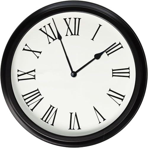 joonnair Uhrwerk für Wanduhr Lautlos, Uhrwerke Zum Selbsteinbau Mit Zeiger, GeräUschloses Uhrwerk DIY Uhr Ersatzteile Mit Metallzeiger, Ersatz Und Reparaturteile Kompatibel