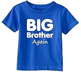 Big Brother, Again Infant/Toddler T-Shirt in Royal Blue - 2T