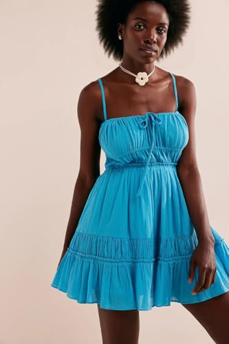 Image of ForeMode Summer Deep V Neck Bohemian Women Mini Short Dress Backless Beach Boho Dress