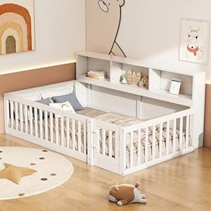 BXEYXE Daybett 90 * 200cm Kiefernholz Weiß