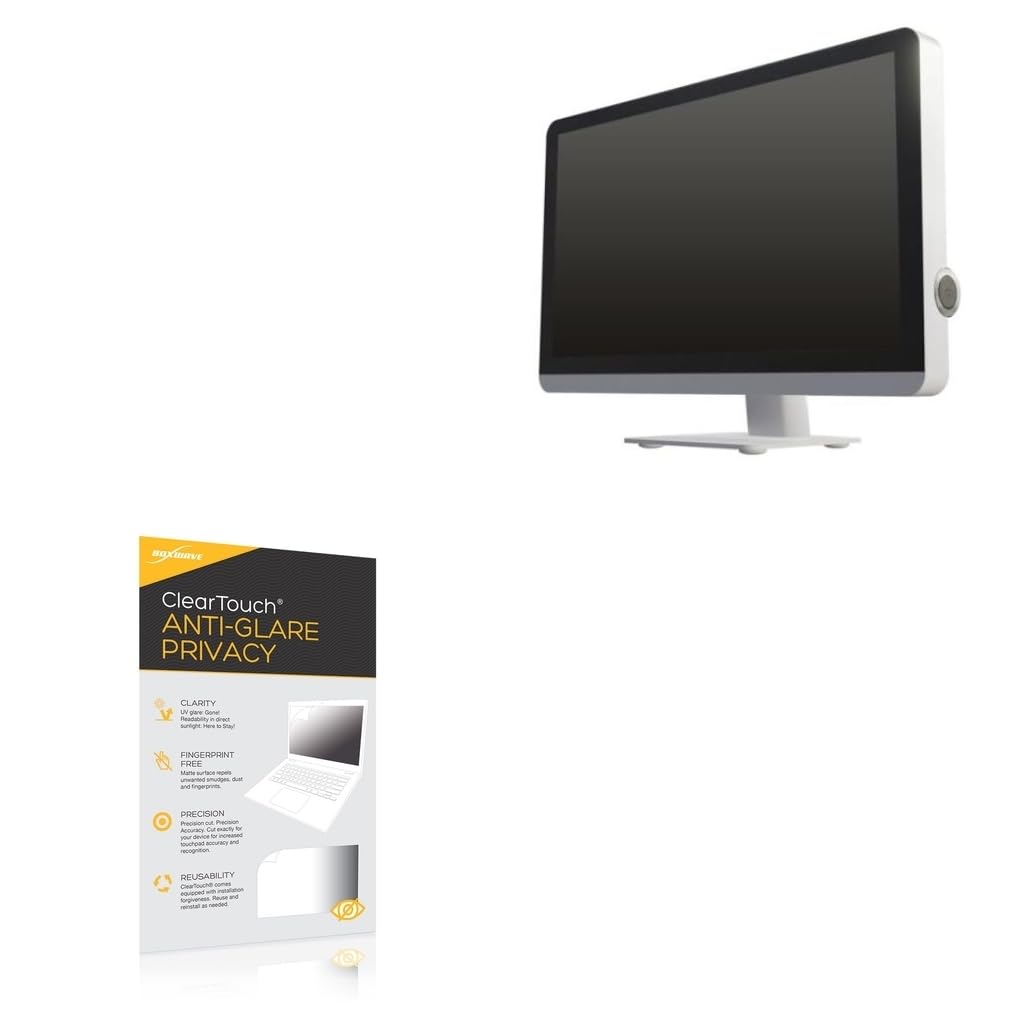 BoxWave Screen Protector Compatible With Ampronix RGP2462AMII-P (24 in) - ClearTouch Anti-Glare Privacy (2-Pack), Privacy Screen Protector Flexible Film Anti-Glare