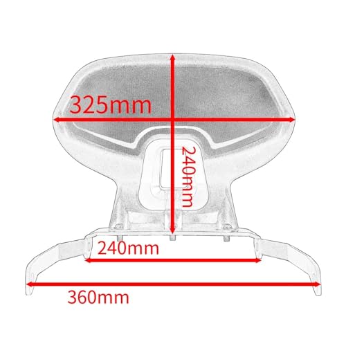 Dosserets support de dossier coussin siège passager ADV 350