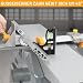 Hoteche Holzwerkzeuge Hobelmaschine Dickenhobelmaschine 1280W Kupfermotor 9000rpm maximale Schnittbreite 156mm Schnittstärke 0-3mm inklusive notwendigem Zubehör 156x340mm 156x330mm Arbeitsplatte