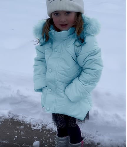 Miss Bei Girl's Kids Winter Coat Parka Kids Warm Puffer Jacket With Hooded(Toddler & Big Kids)3