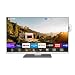 Produktbild SYLVOX 24 Zoll Smart TV Fernseher, 12/24V TV mit DVD Player 1080P Full HD Camping Fernseher Triple Tuner DVB-C/T2/S2, Rahmenloses, AC Adapter, WLAN, Bluetooth, Fernseher für Wohnmobil Truck LKW