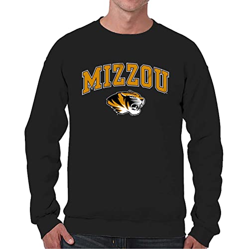 Image of NCAA College Sweatshirt Fleece Crewneck Pullover for Men and Women | Officially licensed NCAA college gameday crewneck pullover - 9 oz fleece lined sweatshirt with arch and logo design