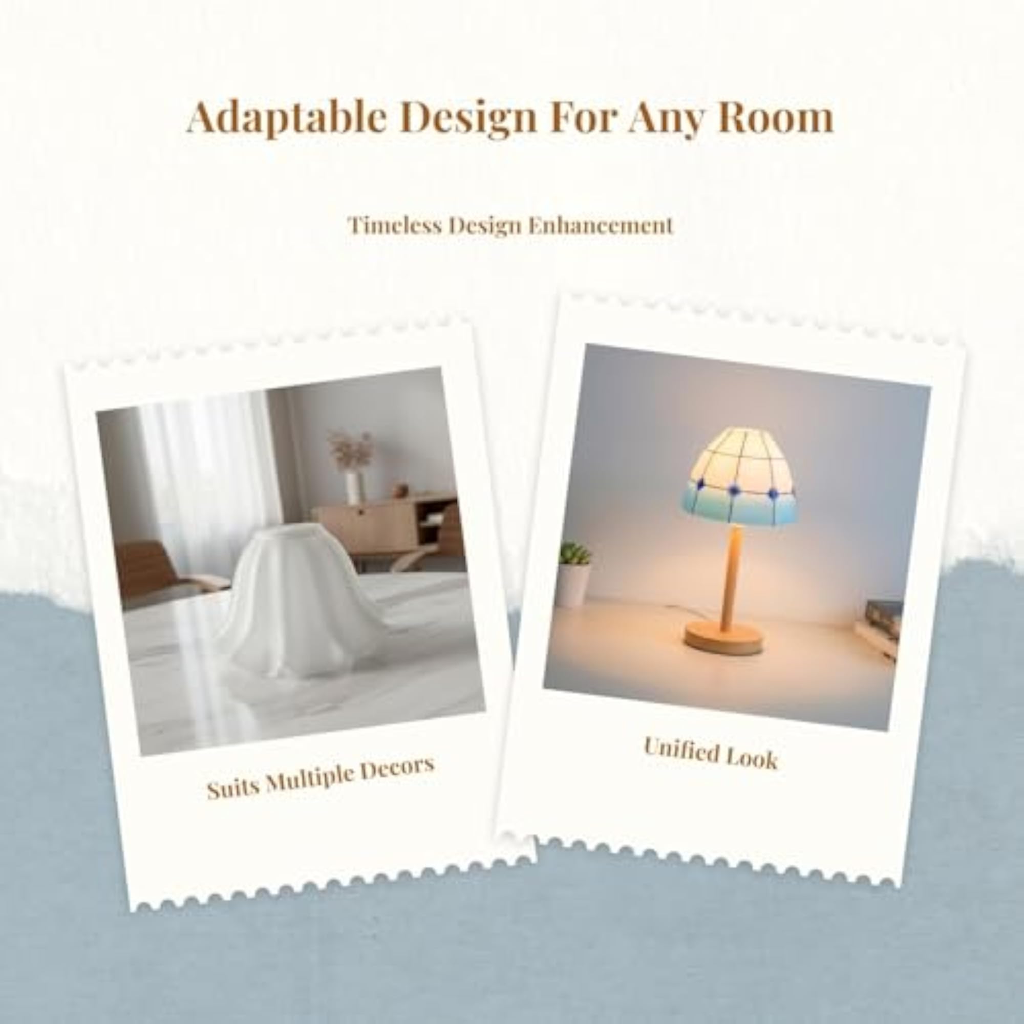 Frosted Glass Light Fixture Shade for E27 Base