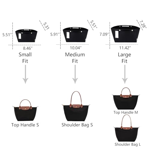 ZTUJO Purse Organizer Insert for Le Pliage