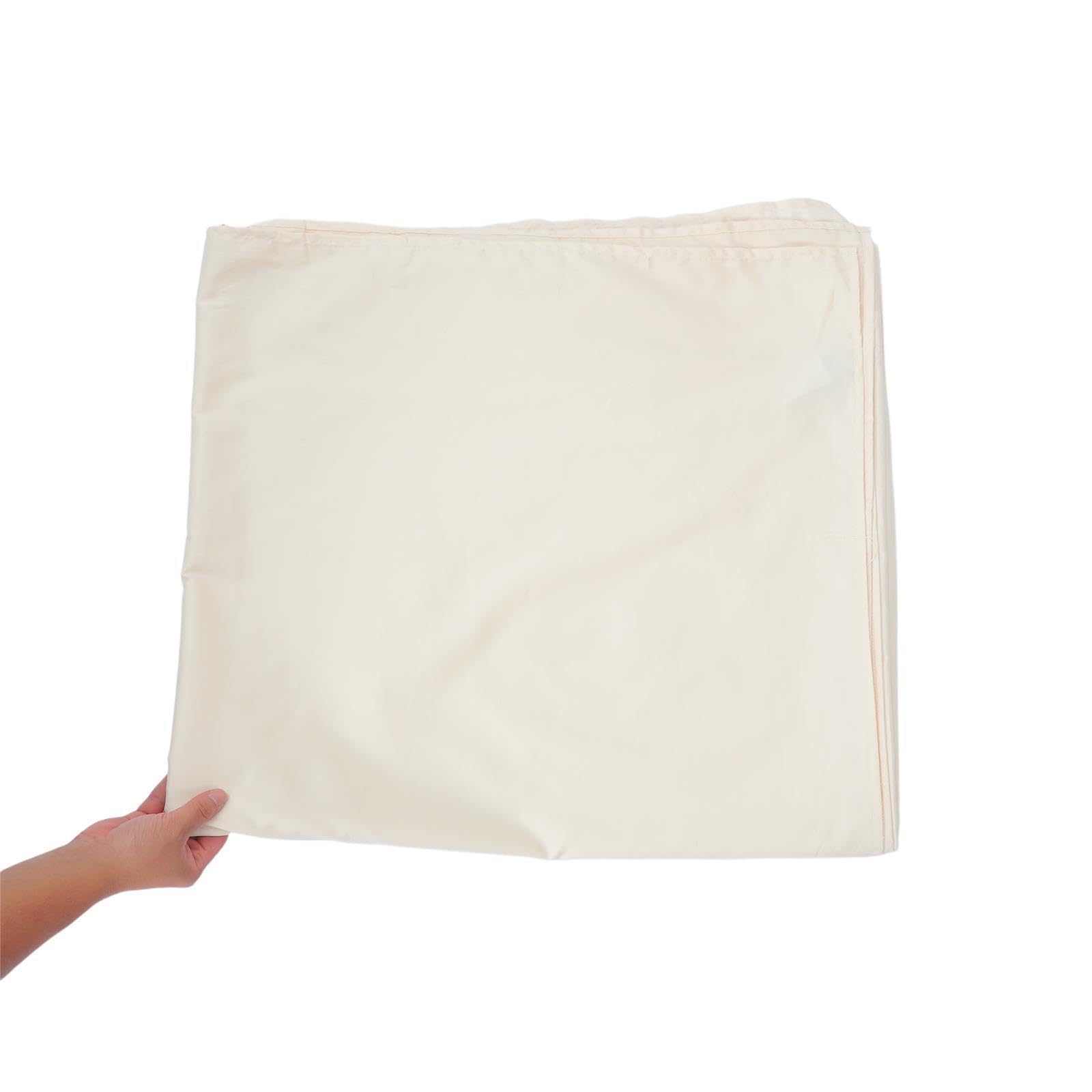 Großes Flaches Laken 270x245cm aus Baumwoll Leinen Mix