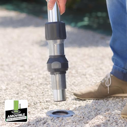 Base d'ancrage à visser multi-terrains aluminium pour fixation sol