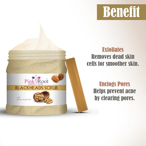 Image of Pink Root Blackheads Scrub with Apricot Kernel oil 500gm