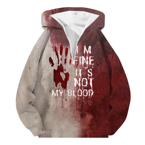 Sweat capuche zip rouge hommes et veste noire pour le week-end