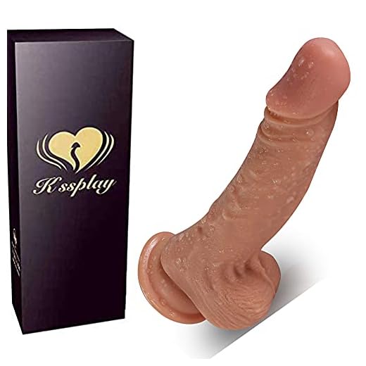 Lovefond 7,87 in Mujer Grande Sostener La Polla Sin Sabor Impermeable Masaje Corporal Relajarse (Color : Skin Colour)