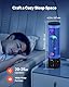 VEVOR Lavalampe 382 mm schwimmende Quallen-Blasenlichtlampe, 16 Farbwechsel-Lichteffekte, Bluetooth-Lautsprecher, Stimmungslampe, Aquarium Nachtlicht für Schlafzimmer, Wohnzimmer, Heimdekoration