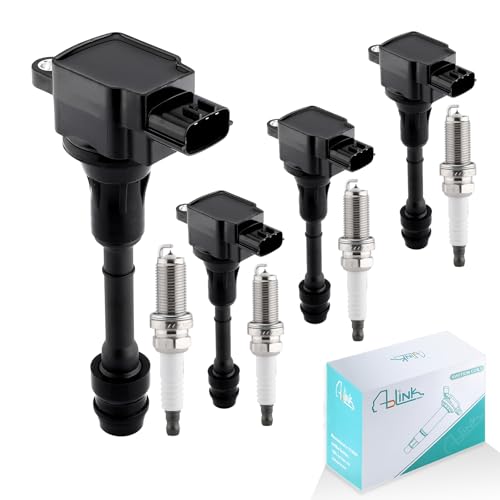 Set of 4 UF350 Ignition Coil Pack/4505 Spark Plugs For