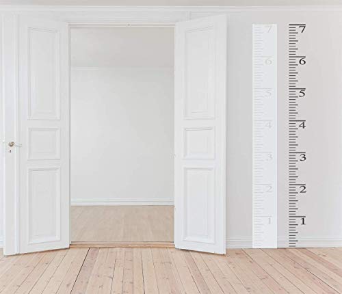 Onwon Tabela de crescimento de 2 metros Estêncil Medidor de estêncil Tabela de crescimento de altura