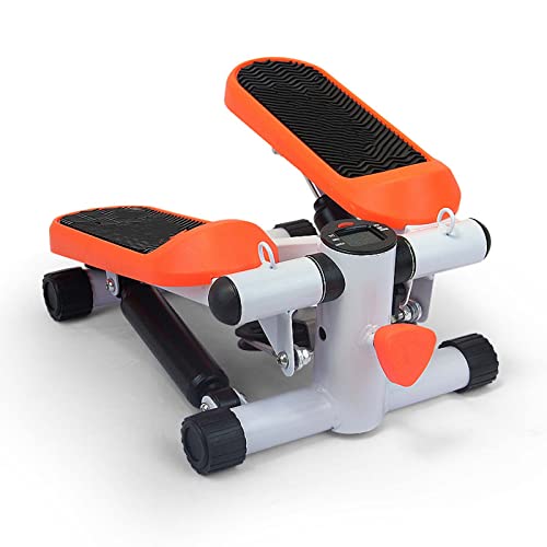 Escalera para ejercicio, mini paso a paso con banda de resistencia, equipo de entrenamiento de resistencia para el hogar, máquina de ejercicio aeróbico, para entrenamiento de gimnasio en casa (negro)