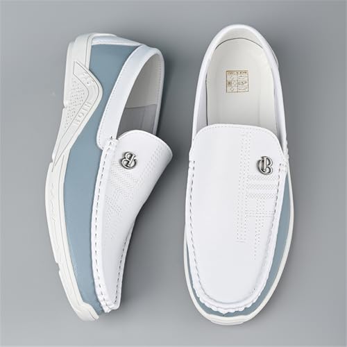 Men's Loafers Moccasin Driving Shoes Slip on Soft Walking Shoes Men's Leather Business Casual Shoes3