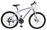 JHAREBIKES Bicicleta Montaña Rodada 26 21 Velocidades TSZ-D Bici r26 Frenos de Disco Bicicleta r26 21 velocidades