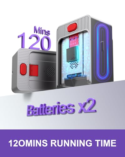 Cordless Vacuum Cleaner, 2 Batteries 120 Mins Runtime, 550W 45KPA Stick Vacuum with Self-Standing, Tangle-Free Brush, LED Display, Vacuum Cleaner for Home Hardwood Floor, Carpet, Pet Hair - Image 3