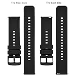 BISONSTRAP Watch Strap 18mm 19mm 20mm 21mm 22mm, Quick Release Silicone Watch Bands for Men Women - Image 3
