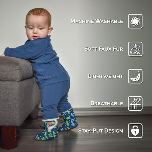 JAN & JUL Faux Fur Lined Winter Booties for Babies and Toddlers3