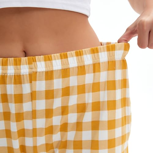 Magicmode Womens Pajama Pants Soft Cotton Sleep Lounge Pant Elastic Waist Pajama Bottoms4