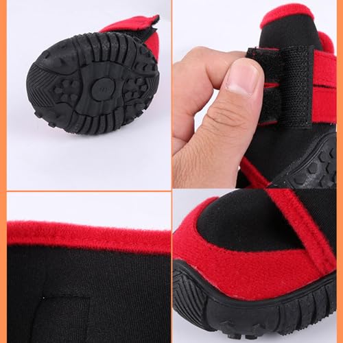 Bottes de neige imperméables pour animaux avec scratch ajustement confort - 5